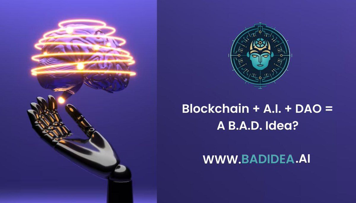 #BADIDEAAI is a bold step taken to see how humans and machines can cooperate for a better future in the ecosystem. $BAD 

Linktree: Linktr.ee/badideaai

Web: badidea.ai
#GEM #NEXT100XGEMS #ALTCOIN
#BLOCKCHAIN