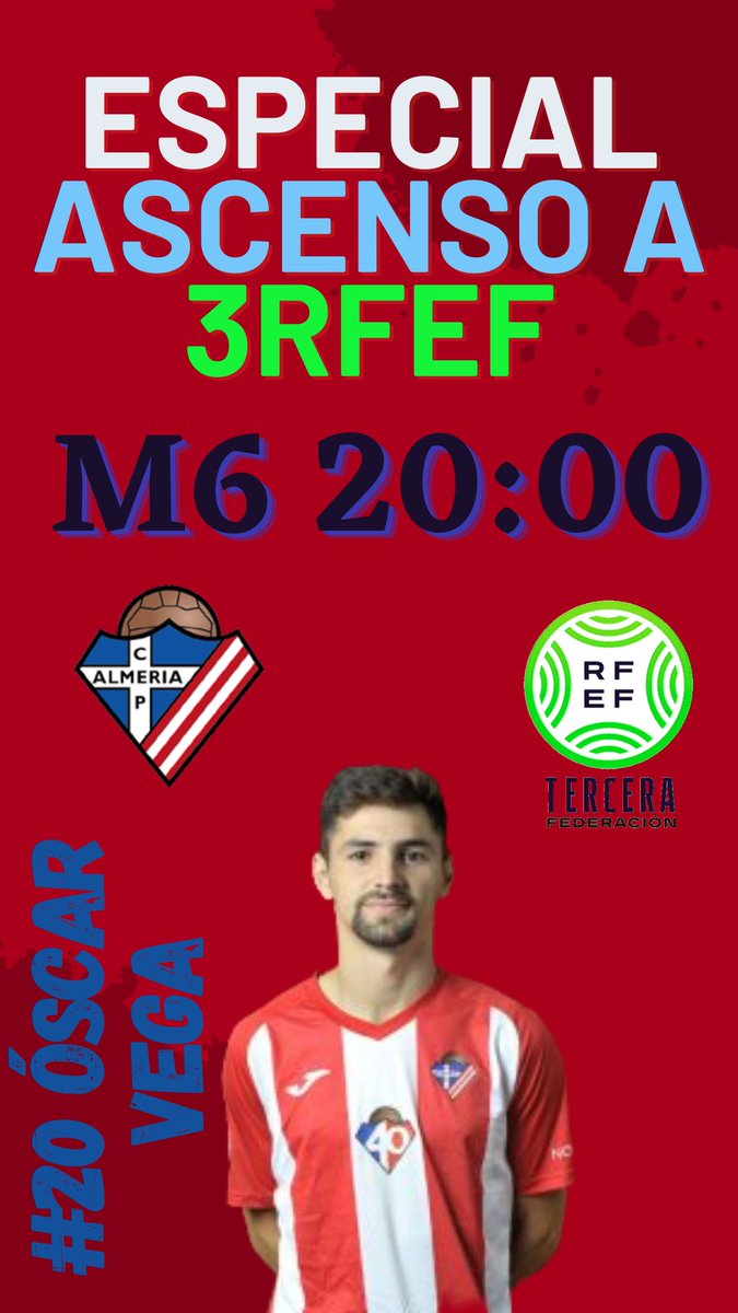 <a href="/scarVegaDuran1/">Óscar Vega Durán</a> <a href="/PoliAlmeria/">Club Pvo. Almería</a> #ElAscensoEnLaVozDelBau