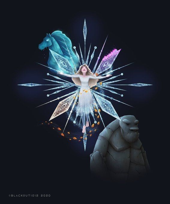 All Spirits ❄️🍁🪨🔥💨 Frozen 2 Fan Art Scene Beautiful Concept #Elsa #Frozen #Disney #Frozen2 #DisneyPlus