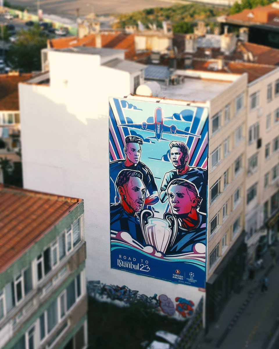 🇹🇷 Istanbul is ready 👊

<a href="/TurkishAirlines/">Turkish Airlines</a> | #UCLmurals