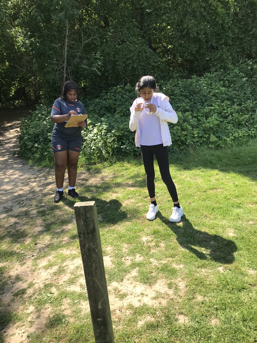 st_augustinesch's tweet image. Check out our woodland compass reading course! We learnt all about using compasses and collaborated as a team to find the path! Great team bonding year 6!