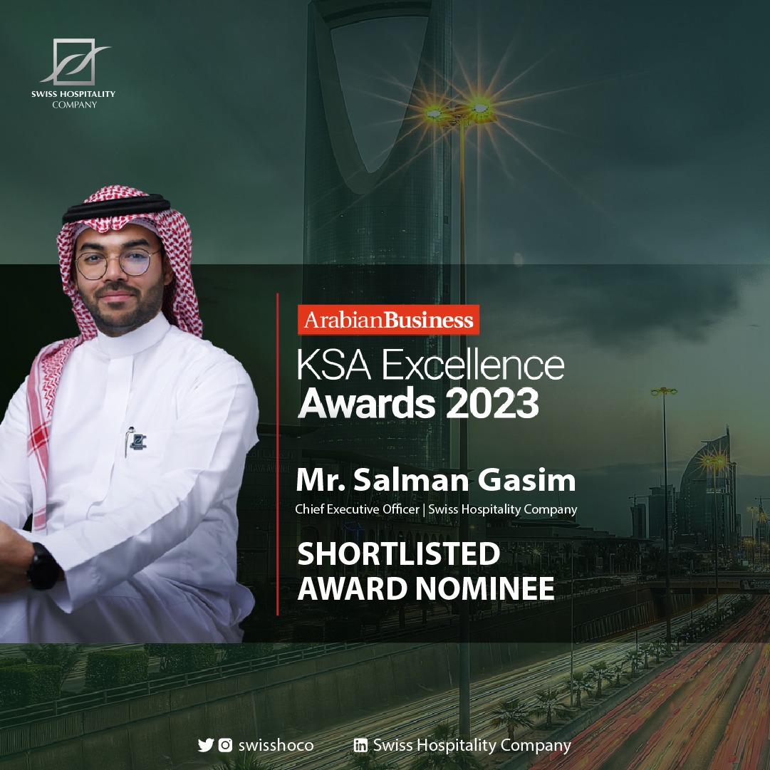 We are thrilled to announce that our CEO,  Mr. Salman Gasim has been shortlisted for the much-awaited Arabian Business KSA Excellence Awards 2023

The Arabian Business KSA Excellence Awards returns to Riyadh to celebrate the ambition and brilliance of companies and leaders