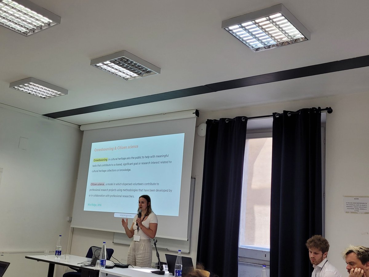 ecritures's tweet photo. Ghent University presenting on using #IIIF for crowdsourcing in the cultural heritage sector #iiifconference https://t.co/ed4oX7sOCB
