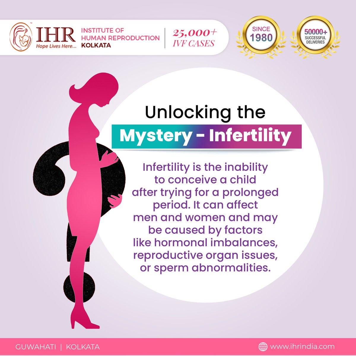 Infertility is a common and significant challenge faced by countless couples across the globe. It can happen to both men and women.

To know more, visit ihrindia.com/kolkata/

#IHR #Ivf #ivfcentre #fertility #ivfhospital #family #ivfsuccess #ihrkolkata #ivfkolkata #parents