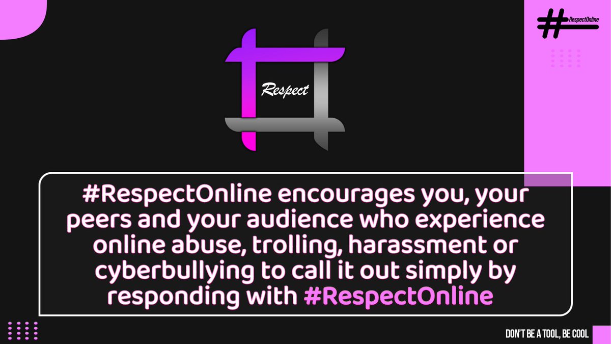 RespectOnlineAu's tweet photo. Let's support each other by calling out online abuse, trolling, harassment and cyberbullying of media workers, simply by responding with #RespectOnline https://t.co/9vwM1nlo1V