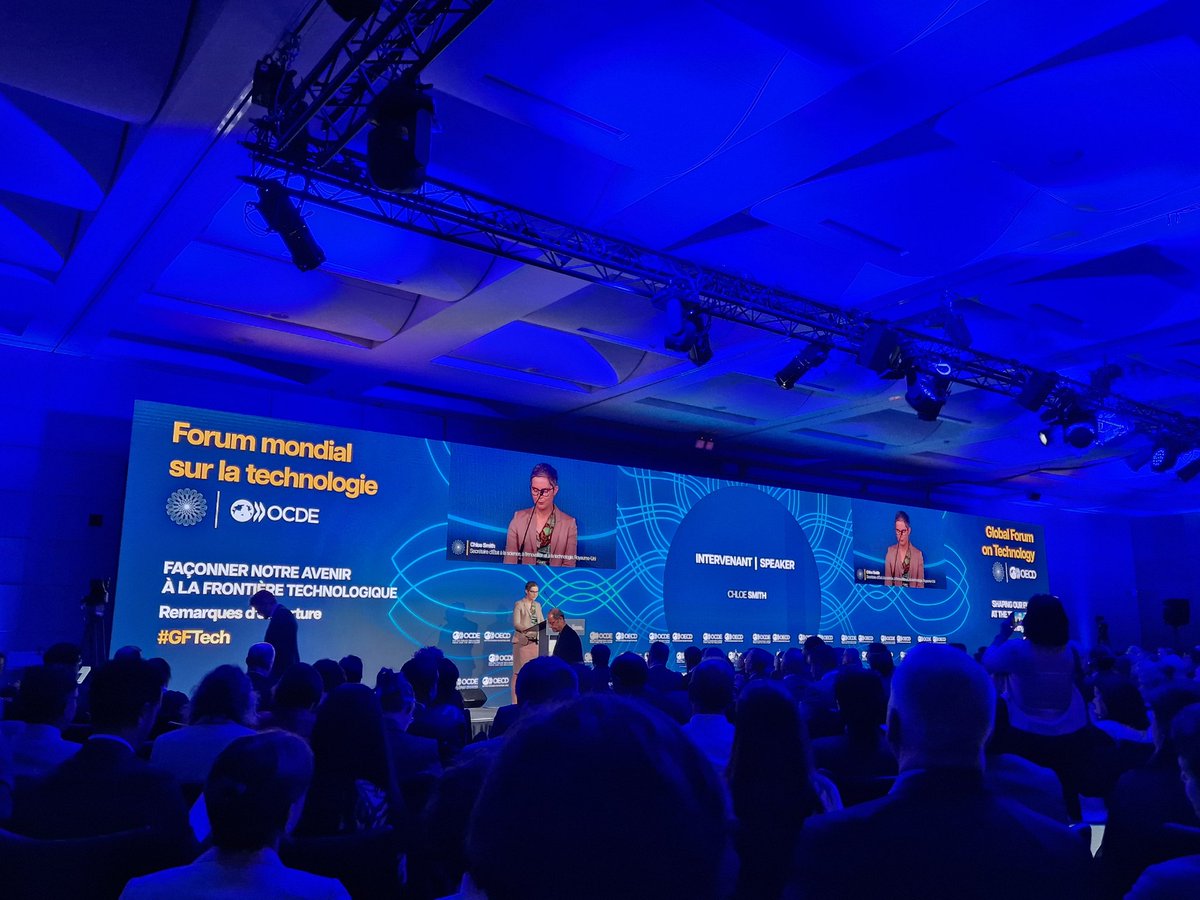 First <a href="/OECD/">OECD ➡️ Better Policies for Better Lives</a> Global Forum on Technology about to start in Paris. <a href="/lvmfi/">LVM</a> Minister <a href="/TimoHarakka/">Timo Harakka 🏳️‍🌈🇫🇮🇺🇦 💚 Äänekosken Huima</a> will be sharing 🇫🇮 experiences at the Forum later today.