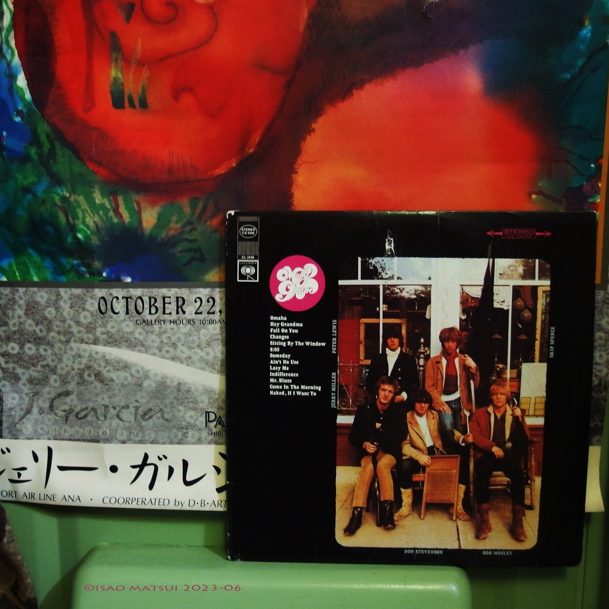 130matsui's tweet image. #MobyGrape - Moby Grape (1967) /モビー・グレープの1st。56年前 1967年の今日6月6日にリリース。このバンドとバッファロー・スプリングフィールドがいなければ日本のあのグループも結成されなかったはず。2枚目のAL「WOW!」も良く聴きました。写真のレコードは問題視ジャケ修正後のセカンド・プレス