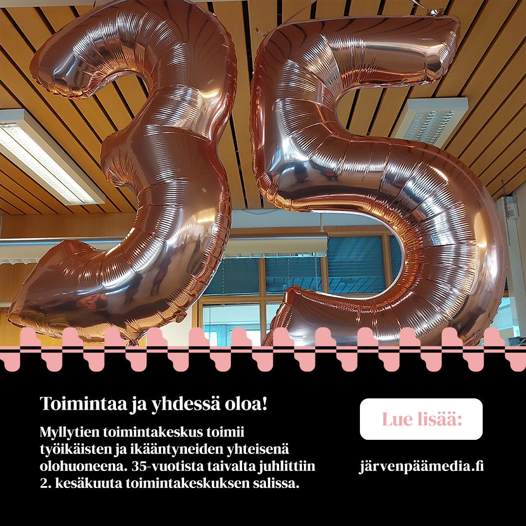 Myllytien toimintakeskuksessa vietettiin kesäjuhlaa ja samalla juhlistettiin 35-vuotista taivalta. Musiikkia, tanssia, puheita, muisteloita, kukkia, juhlamenuuta ja kakkukahvittelua sekä iloista yhdessäoloa! Lue lisää Järvenpäämediasta #järvenpää #yhdessä jarvenpaamedia.fi/jarvenpaatarin…