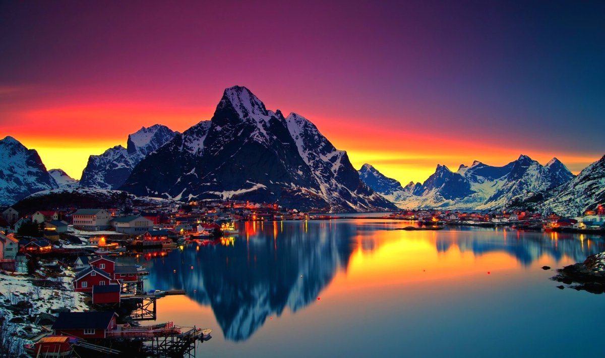 kolean_mike's tweet photo. The beautiful, Lofoten Norway 🇳🇴 https://t.co/kbZrkY09LH