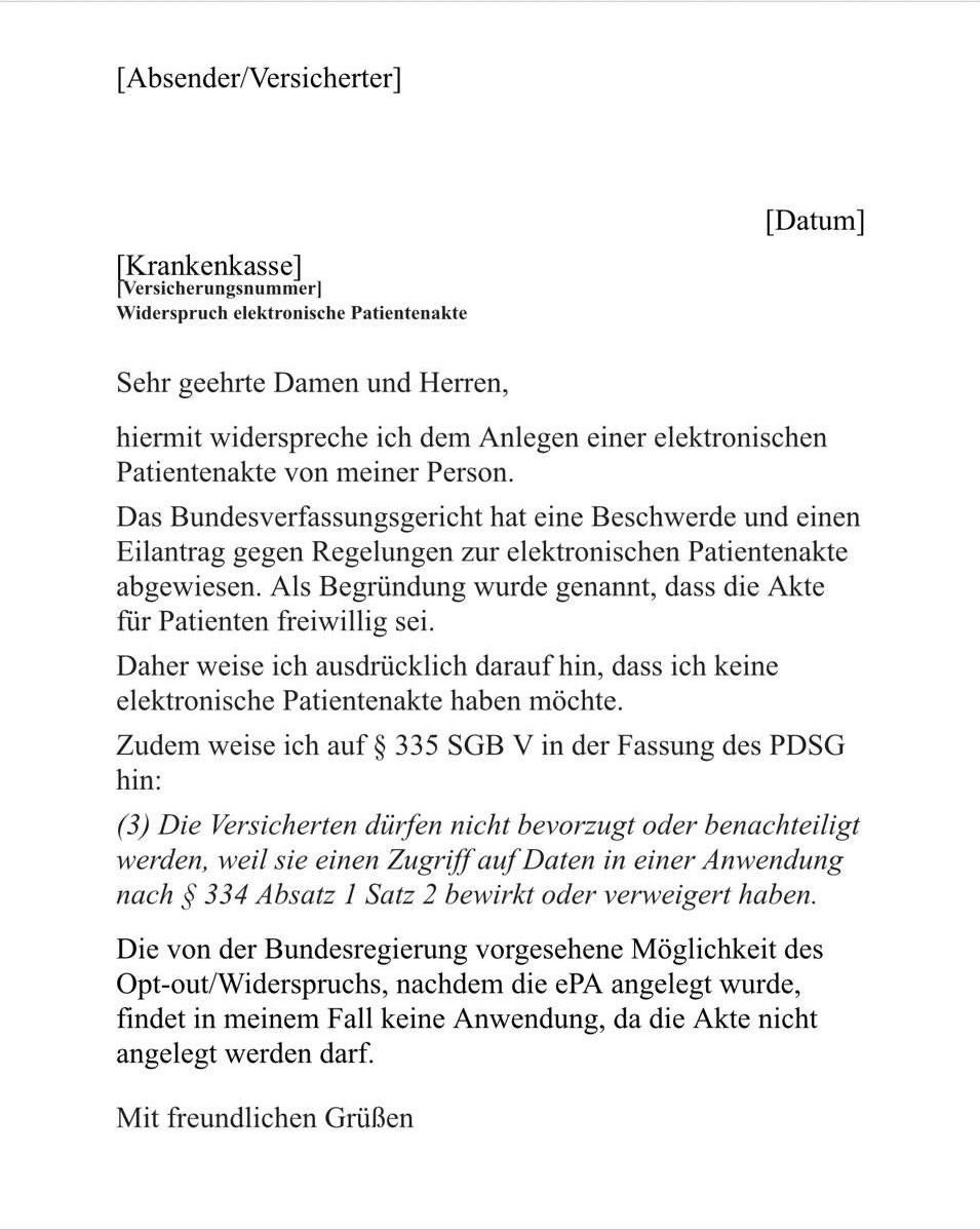 GMCBerlin1789's tweet photo. #Digitalpass
#elektronischePatientenakte
=> BEIDEM AKTIV WIDERSPRECHEN https://t.co/XMHhnhrqR2