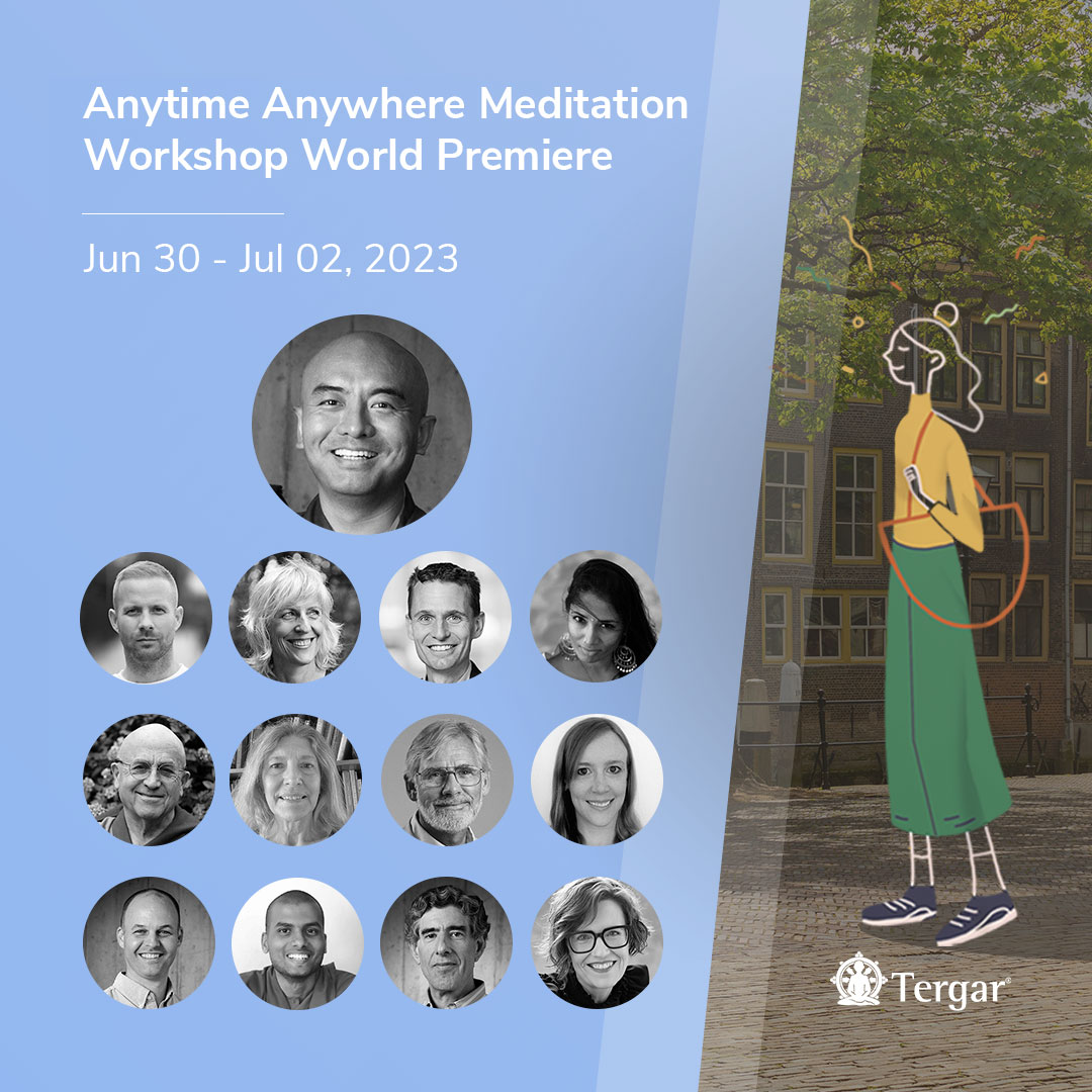 I’m delighted to be a guest speakers at the Anytime Anywhere Meditation Workshop, the launch of a new programme taught by Mingyur Rinpoche that makes the practice of meditation accessible and meaningful.

🎫 Online &amp; In-Person

To find out more, visit: events.tergar.org/events/detail/…