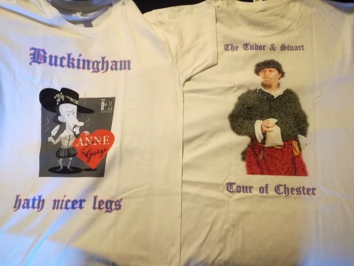 In honour of pride month, our exclusive tour t-shirts of James I and George Villiers are now 25% off, from £20 to £15 (available in a variety of sizes). Please email historioghapersheritage@gmail.com for further details and/or to make a purchase.