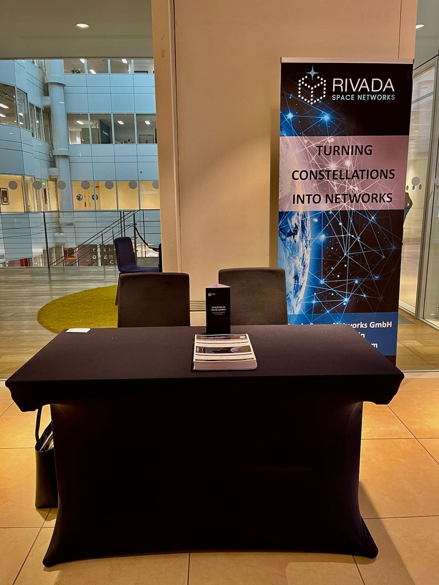 rivadaspace's tweet photo. Don't forget to stop by at our booth at #FTspace in London! We're looking forward to exciting discussions and insightful conversations. @ftlive @declanganley https://t.co/jm4YQ2FePI