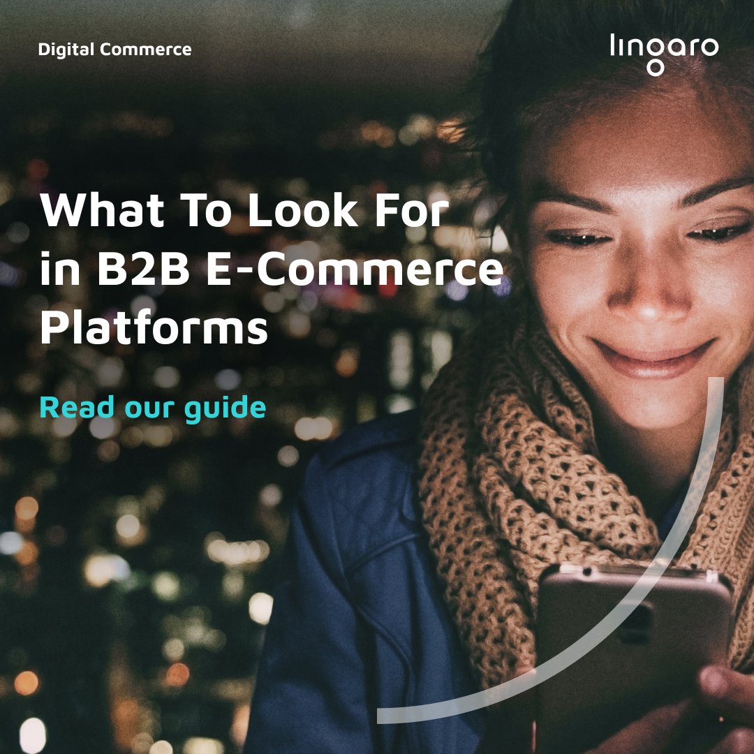 Read our guide on the business and technology must-haves and to-dos of a B2B platform that can elevate digital commerce: lingarogroup.com/blog/key-featu…

#digitalcommerce #b2bplatform #b2becommerce