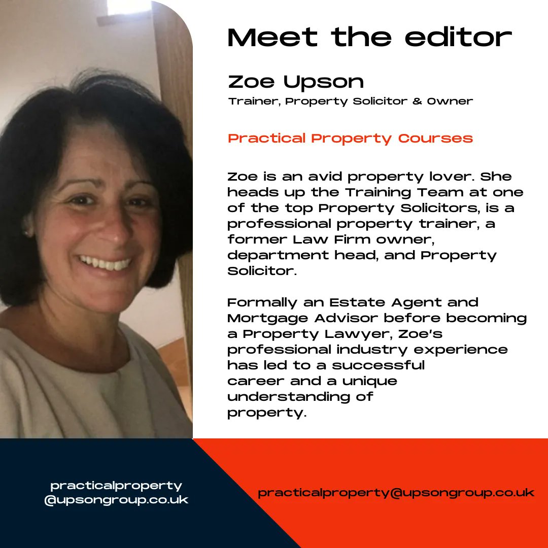 Ask the expert

We are delighted that Zoe Upson is joining us for this month’s ‘Ask the Expert’ segment. 

Members can read the full article here: buff.ly/3N6XPtr 

Not yet subscribed? Visit buff.ly/3tArfa2 for more information.

#propertylawuk #legaltraining