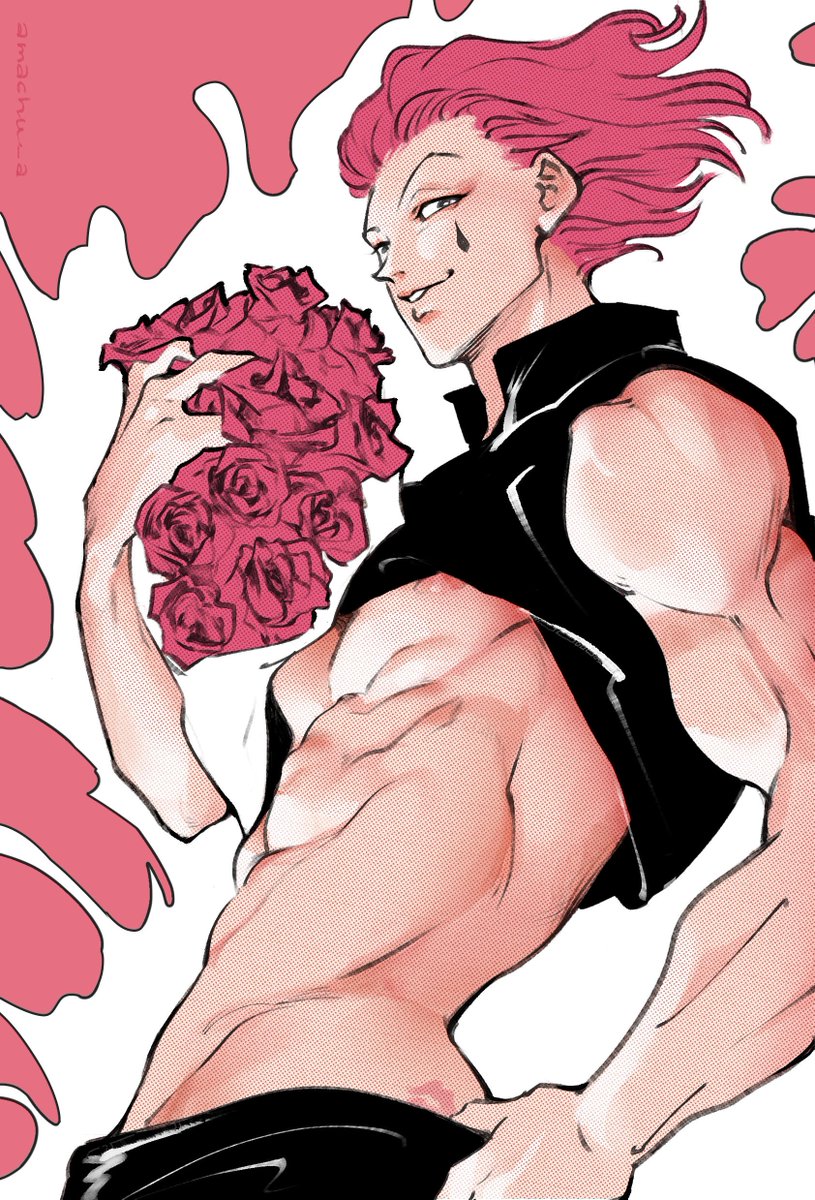 amachu_a's tweet photo. Happy Birthday Hisoka!💋🌹
#HxH #ヒソカ https://t.co/yKJ4DJj66d