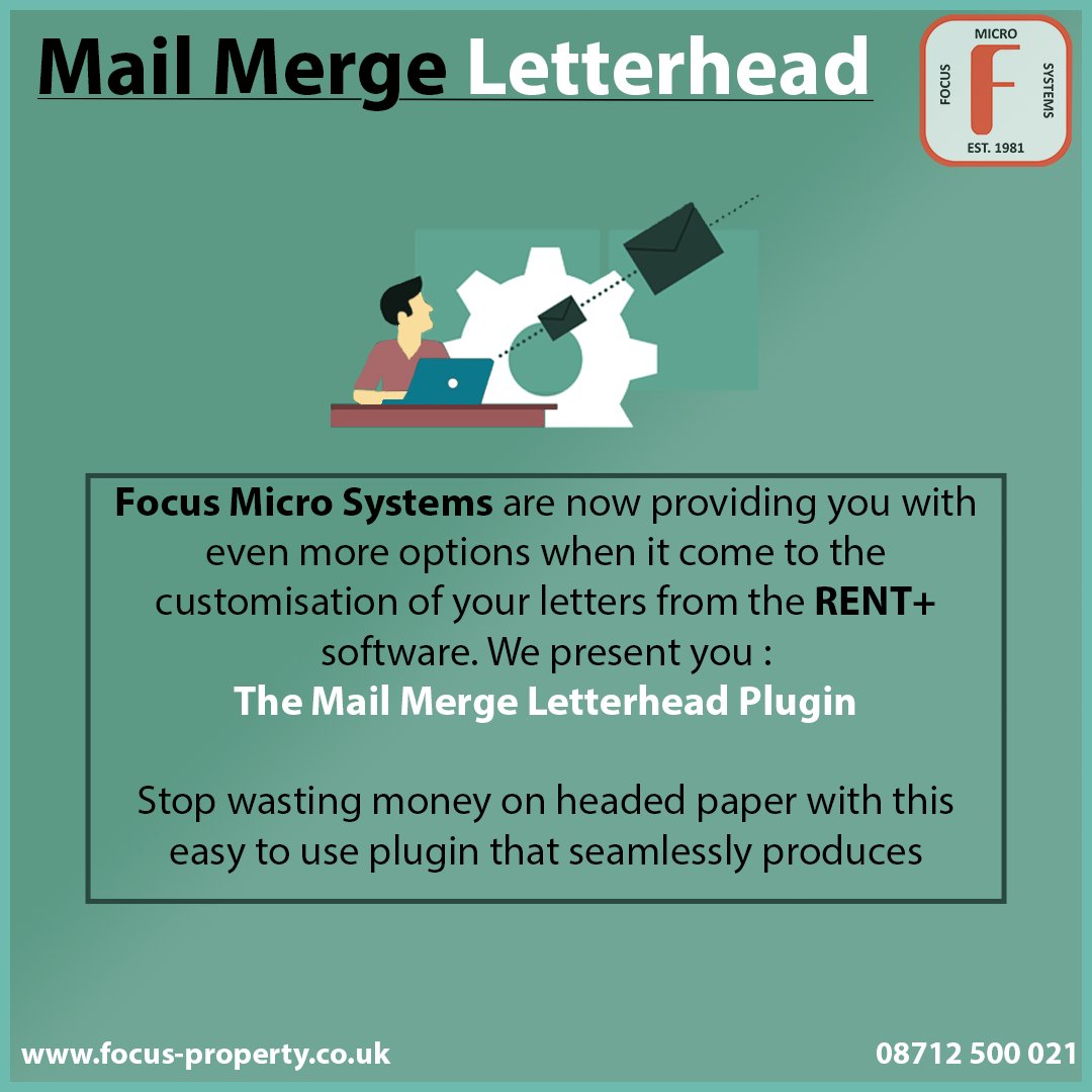 Introducing the Mail Merge Letterhead Plugin for RENT+!  Say goodbye to plain and boring documents with this powerful plugin
Level up your professional communication and make a lasting impression.
focus-property.co.uk/mail-merge-let…
#CRM #PropertyManagement #LettingAgents #MailMerge