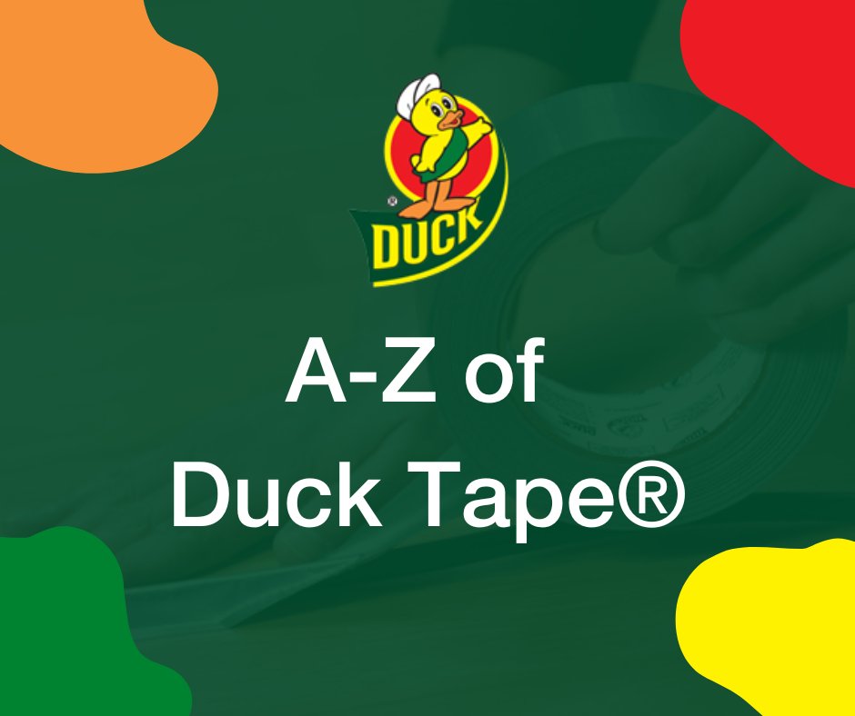 Over on Instagram and Facebook, this month we will be showcasing the A-Z of Duck Tape®.

Check it out here: instagram.com/ducktapeuk/ 

#DuckTapeUK #DuckTape #AZDuckTape
