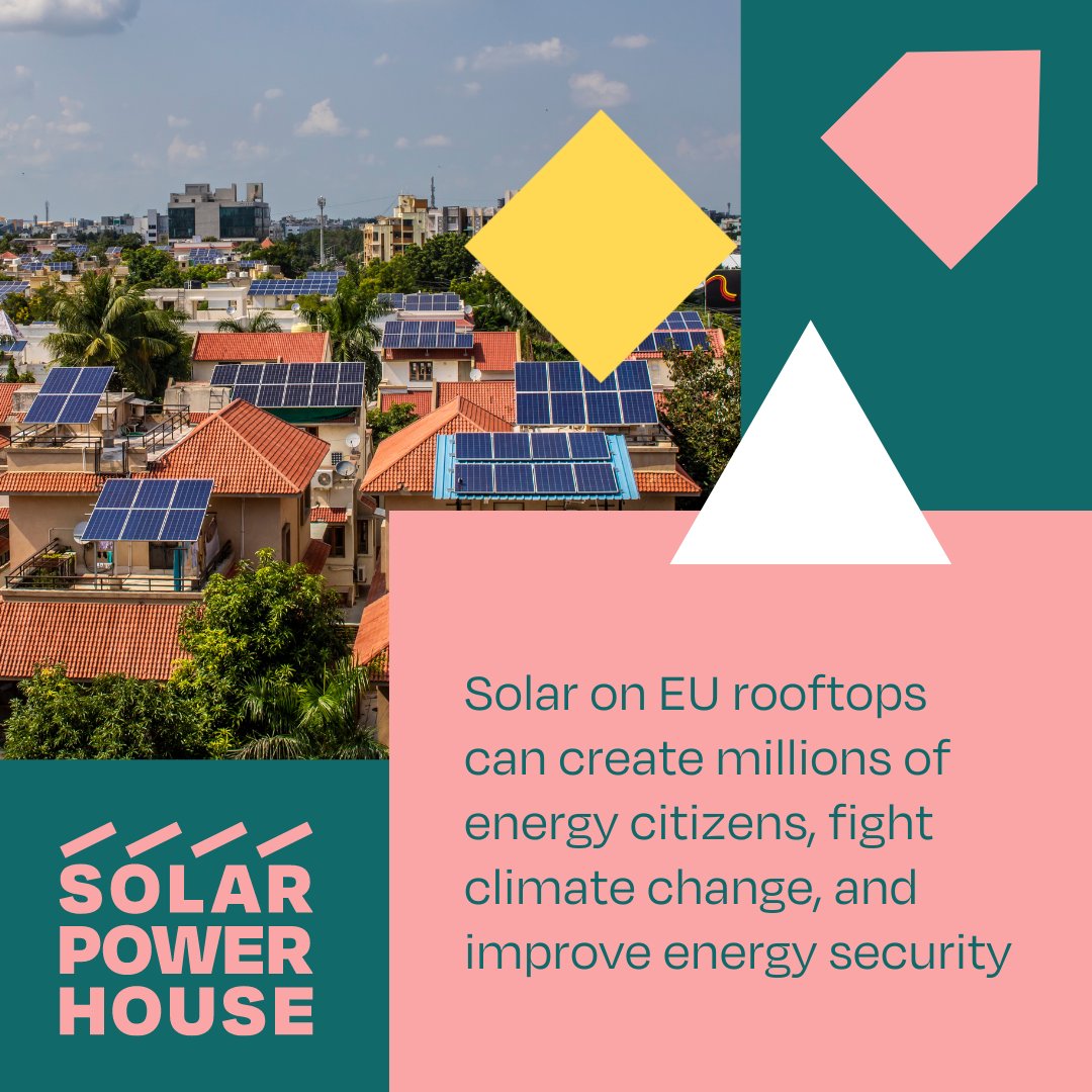 SolarPowerEU's tweet image. Let's make Europe a #SolarPowerHouse☀️

With today's #EPBD trilogue kicking off, what does the directive mean for the 🇪🇺 solar sector?

🏡Solar on all new rooftops

🧑‍🤝‍🧑Millions of energy citizens

🌍Energy security &amp;amp; climate protection

Read our FAQ here 👉 solarpowereurope.org/advocacy/solar…