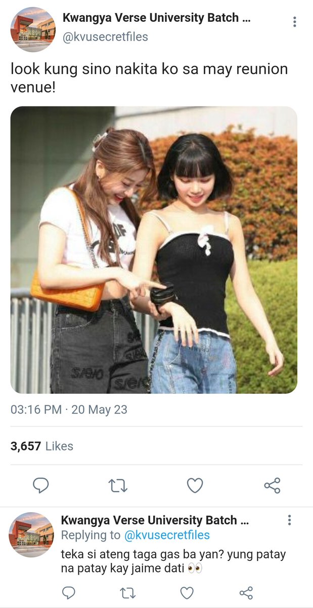 yjmrya's tweet image. “unfinished business”
– a #2kim short au

wherein siena (kmj) taught that she finally moved on to her bestfriend, jaime (kcw), not until she saw her in their reunion with the girl she used to be jealous of.