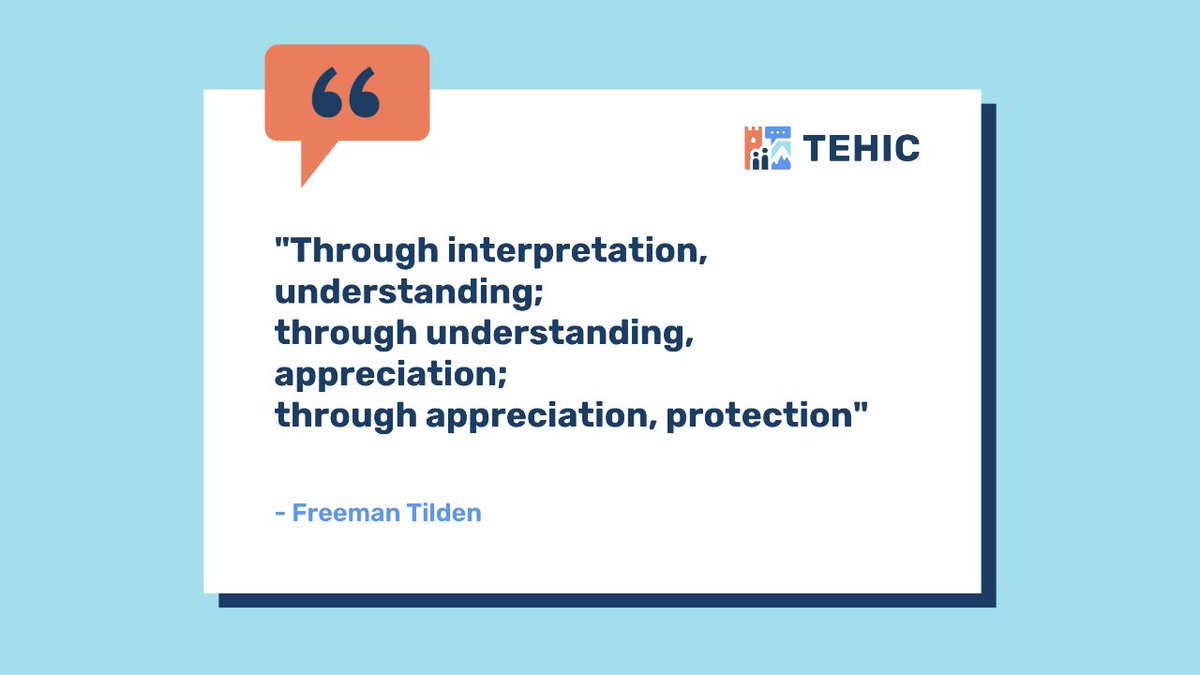 Interpretation is key in connecting people to their #heritage. 

Today's #heritagequote ✍🏻 highlights its crucial role in fostering understanding and appreciation, ensuring the protection and preservation of our cultural and natural treasures.

<a href="/IAPHpatrimonio/">IAPH</a> <a href="/SveucilisteZG/">Sveučilište u Zagrebu</a>