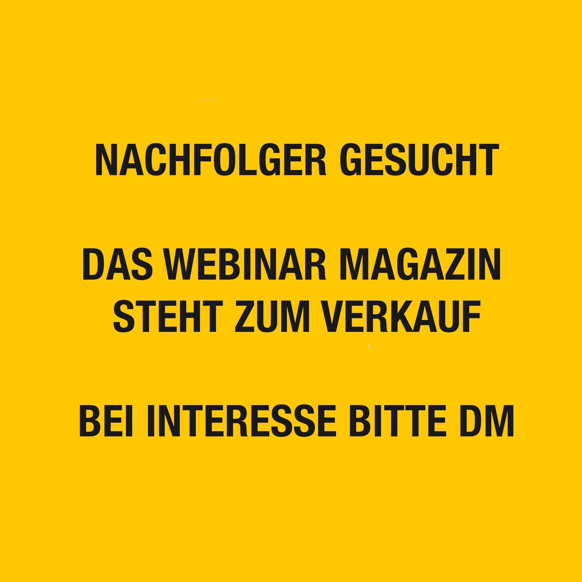 Webinar Magazin tweet media