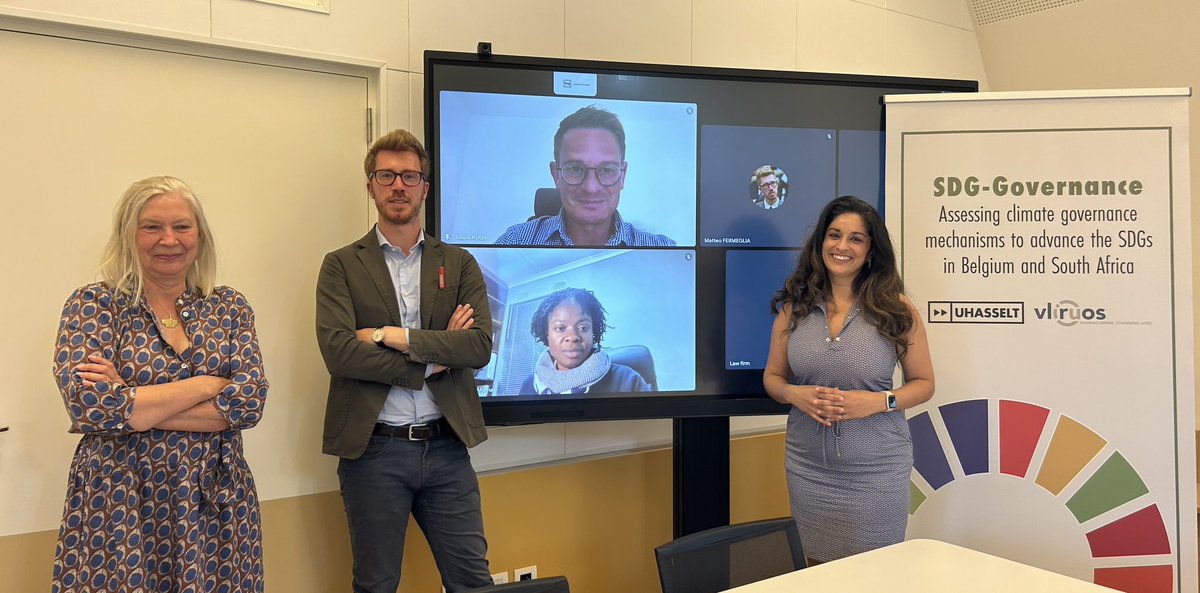 Matteo Fermeglia (@mfermeglia90) on Twitter photo It has been a #SDG blast Yesterday at the <a href="/VLIRUOS/">VLIRUOS</a> Global Minds <a href="/SDG2030/">SDG2030</a> - Governance project launch at <a href="/uhasselt/">Universiteit Hasselt</a>! 🌎⚖️
Sincere thanks to Melanie Murcott, <a href="/KotzeProfessor/">Professor Louis Kotzé</a> @lindlynmoma Carole Billiet and all the participants for the insightful and thought-provoking discussion. It has been a #SDG blast Yesterday at the <a href="/VLIRUOS/">VLIRUOS</a> Global Minds <a href="/SDG2030/">SDG2030</a> - Governance project launch at <a href="/uhasselt/">Universiteit Hasselt</a>! 🌎⚖️
Sincere thanks to Melanie Murcott, <a href="/KotzeProfessor/">Professor Louis Kotzé</a> @lindlynmoma Carole Billiet and all the participants for the insightful and thought-provoking discussion.