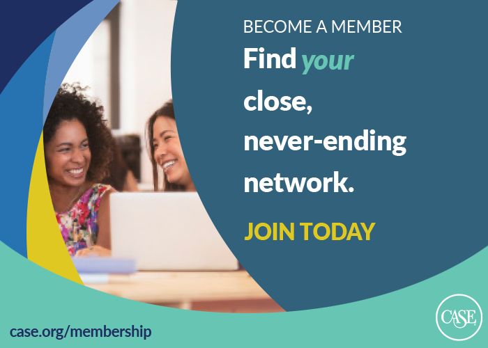 Find your network – join the community of advancement professionals and take your skills to the next level with access to various resources at your fingertips!

Explore your CASE membership options now at bit.ly/3KDwdLy

#CASE #AdvancementProfessionals #CareerGrowth