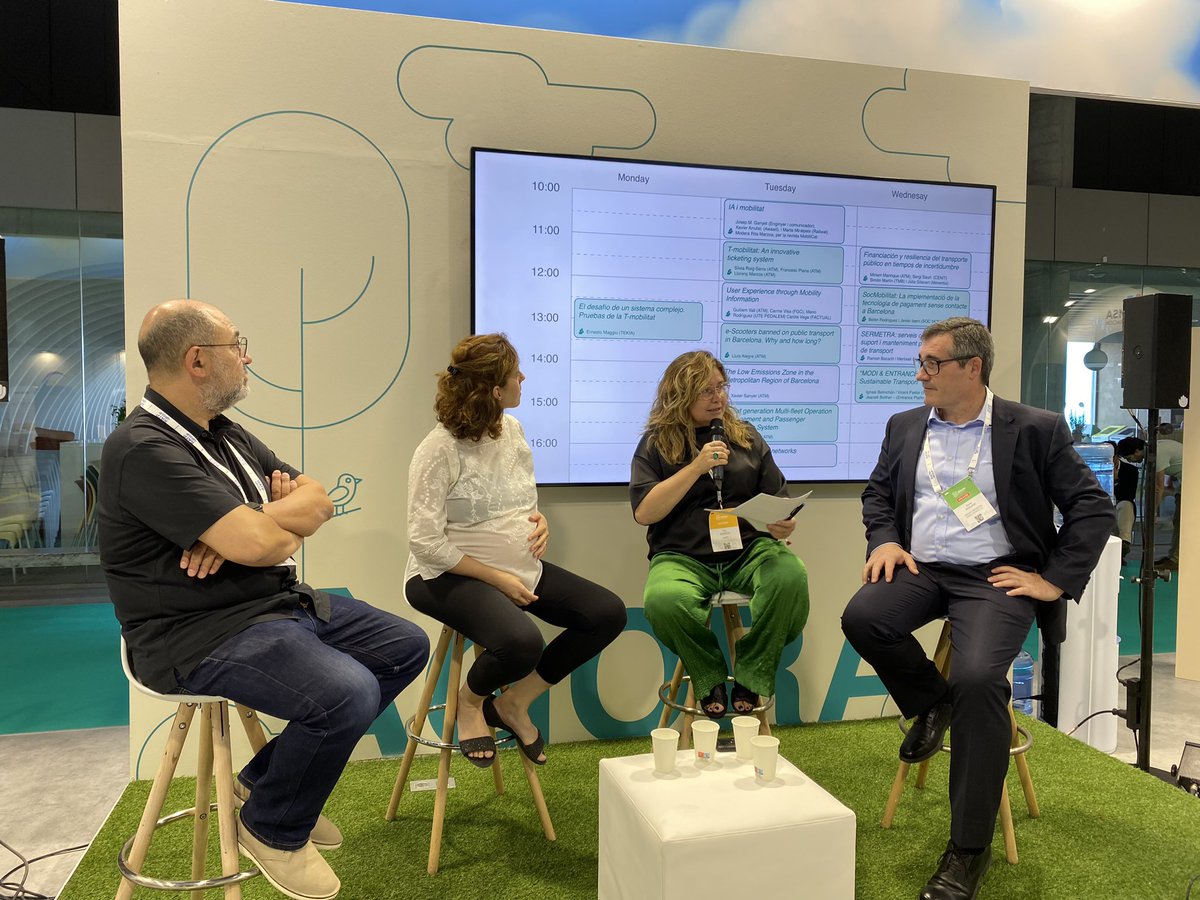 MobiliCAT's tweet image. En el marc del congrés de la #UITP2023 preparant contingut per la propera edició de la revista MobiliCat