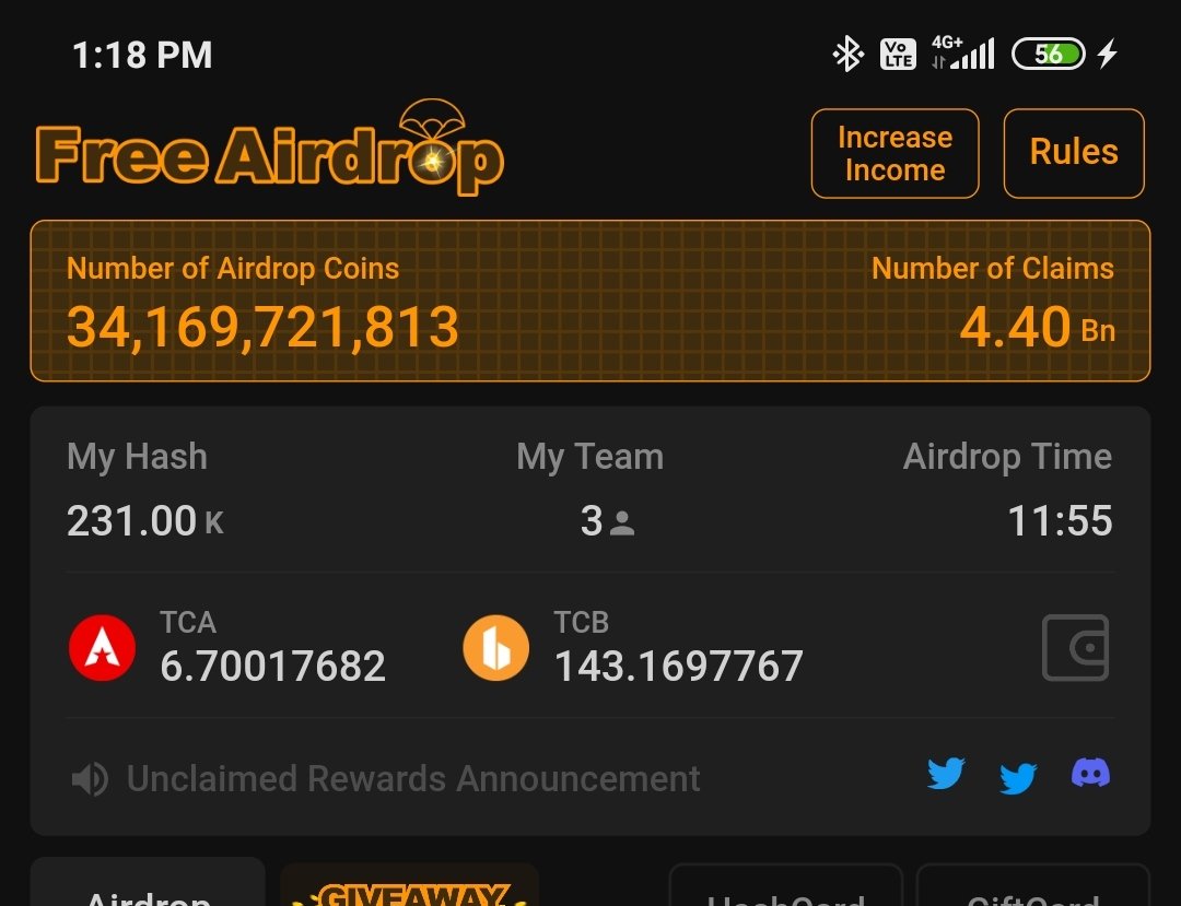 MONEY_QUEEN_1's tweet image. #OpenEX token Airdrop they'll be getting per hour.

Join here: btcs.love/invite/7oc3n

@cctip_com airdrop 10000 WSG 100

@rocketbotpro airdrop 10000000000 WHEX 100

#CTBot Adrop Ram 100 TRX 100

#Airdrop #Airdrops #giveaway #giveaways #Gleam