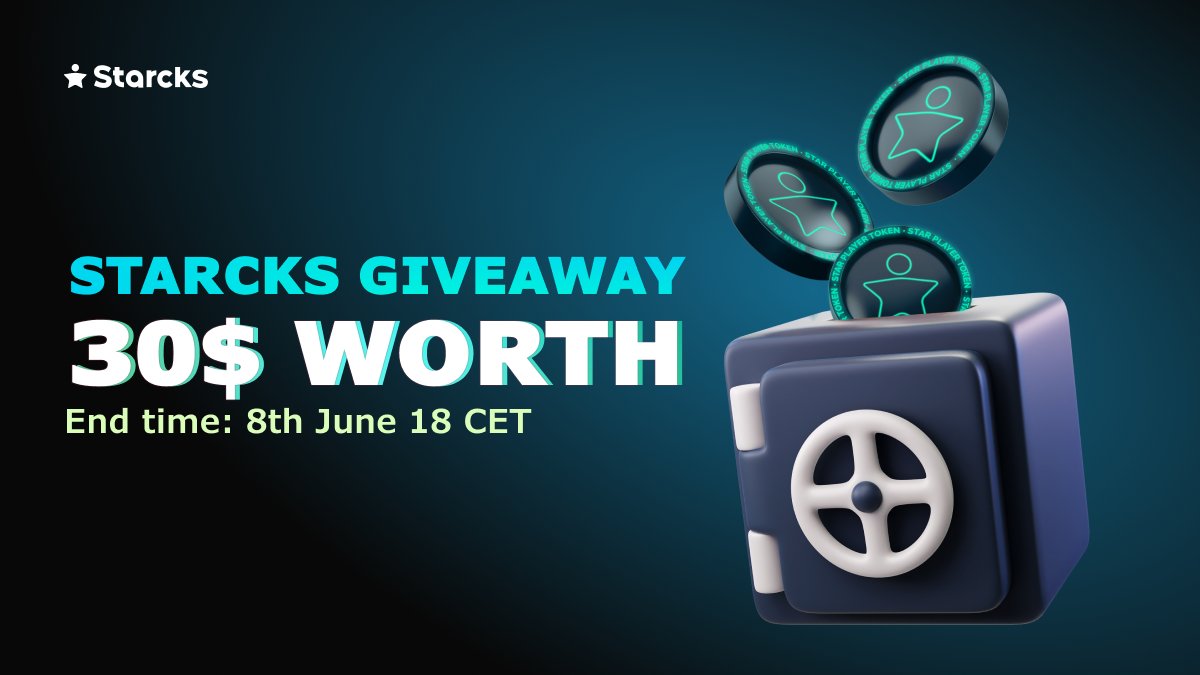 🚀 STARCKS GIVEAWAYS ARE BACK

Don't miss the opportunity to win:

🏆1500 $STK [30$]

Follow these simple steps:

1️⃣ Like &amp; RT This Tweet
2️⃣ Tag a 3 friend
3️⃣ Follow <a href="/StarcksOfficial/">Starcks</a> 

⚡️ 48h from now

#Starcks #Giveaway #cryptogiveaway #GiveawayAlert  #100x #100xGems