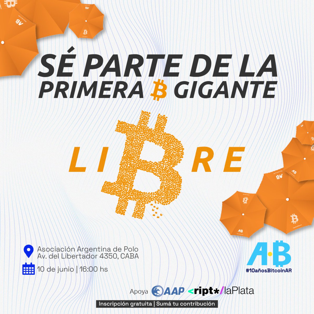CriptoLaPlata_'s tweet photo. Se parte de la B de #bitcoin más grande del mundo! Iremos desde La Plata! Es gratis!
📅10Junio Bs As. Registrense aqui: https://t.co/baIpKpJLWn
#BitcoinHumano #10añosBircoinAr @BitcoinAR
Pronto novedades de la #Criptoneta en la que vamos y podrás sumarte para ir desde LP!🚐 https://t.co/WGtqljYnLh