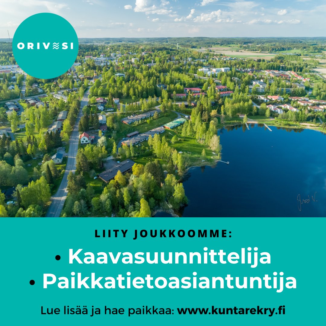 🏙️ Haemme maankäyttöpalveluiden tiimiimme KAAVASUUNNITTELIJAA ja PAIKKATIETOASIANTUNTIJAA!

👉 Lue lisää Kuntarekryssä ja hae paikkaa 20.6.2023 klo 15.00 mennessä:
• kuntarekry.fi/fi/tyopaikat/k…
• kuntarekry.fi/fi/tyopaikat/p…

Valokuva: Jussi Valkeajoki