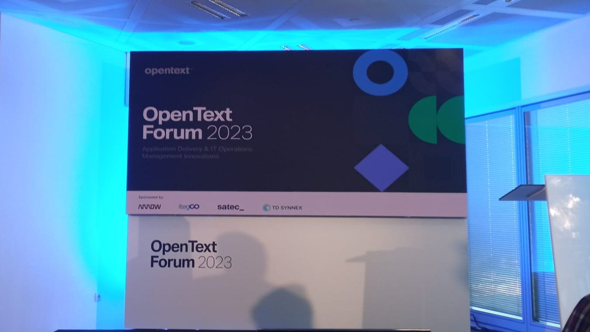 seresco's tweet image. Hoy estamos en #OpenTextForum 2023 #Madrid. Nuestros compañeros @ADiazManrique y @EvaCultiva conocerán de primera mano las últimas novedades en IT Operations &amp;amp; Application Delivery Management 
#OpenText #ITOM #ADM #Forum 

ℹ️ microfocus.swoogo.com/opentext-forum…