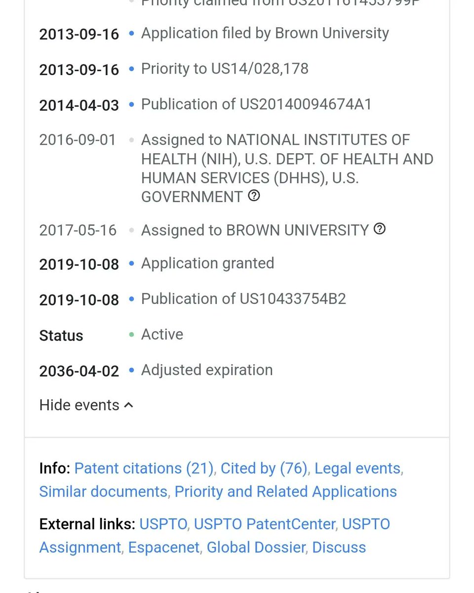 BarelyBook's tweet image. Just a patent for an implantable wireless neural device. The application happened to be granted a couple months before the Covid scam began. It's now active. 😳
patents.google.com/patent/US20140…
#BrainMachineInterface #neuralinterface #BiodigitalConvergence