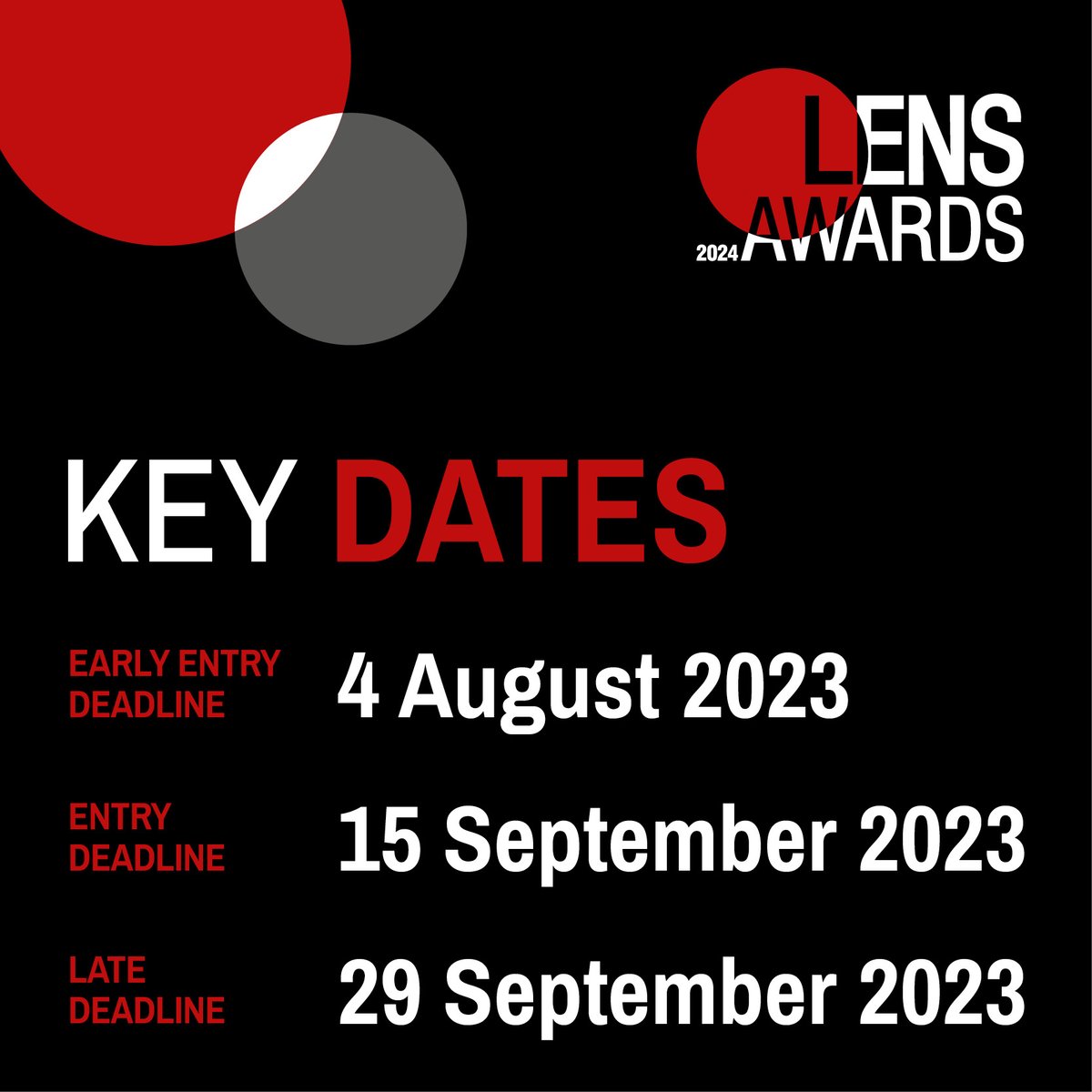 Enter the Lens Awards now to stand out amongst your peers!

The awards is an excellent opportunity to ascertain visibility outside your network, receive evaluative feedback from leading experts and celebrate excellence in your field.

#LensAwards #CorporateVideo #VideoMarketing