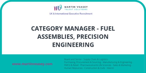 New Job! Category Manager - Fuel Assemblies, Precision Engineering

#CategoryManager #ProcurementProfessional #StrategicManagement #Jobs #Hiring #SupplyChainManagement #FuelAssemblies #HybridWorking #CareerOpportunity tinyurl.com/2btchk3a