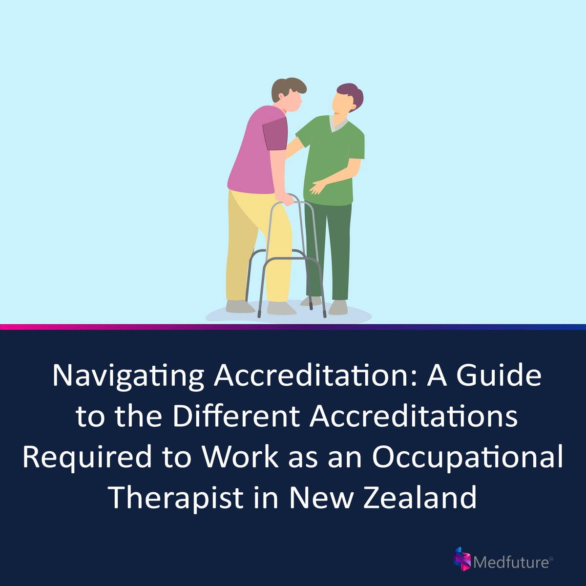 medfutureglobal's tweet image. Attention Occupational Therapists! Navigating accreditation in New Zealand? Our blog post is your ultimate guide to the different accreditations required to work as an occupational therapist. 
#OTCareer #AccreditationGuide #OccupationalTherapyNZ

Link - medfuture.com.au/blog/post/navi…