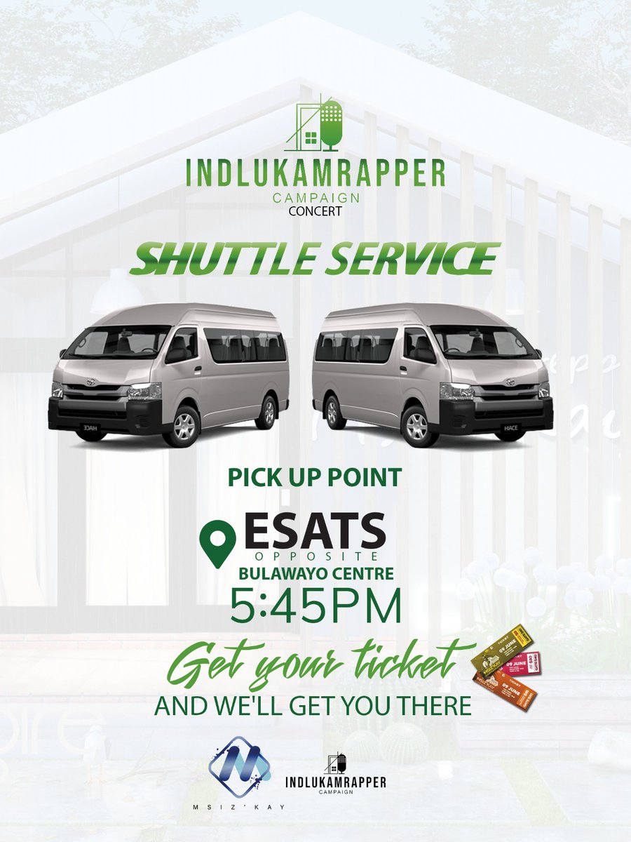 Call it a good morning with good news
Buy your tickets and get transportation from town to the venue
Let's link up on the 9th❤️🙏