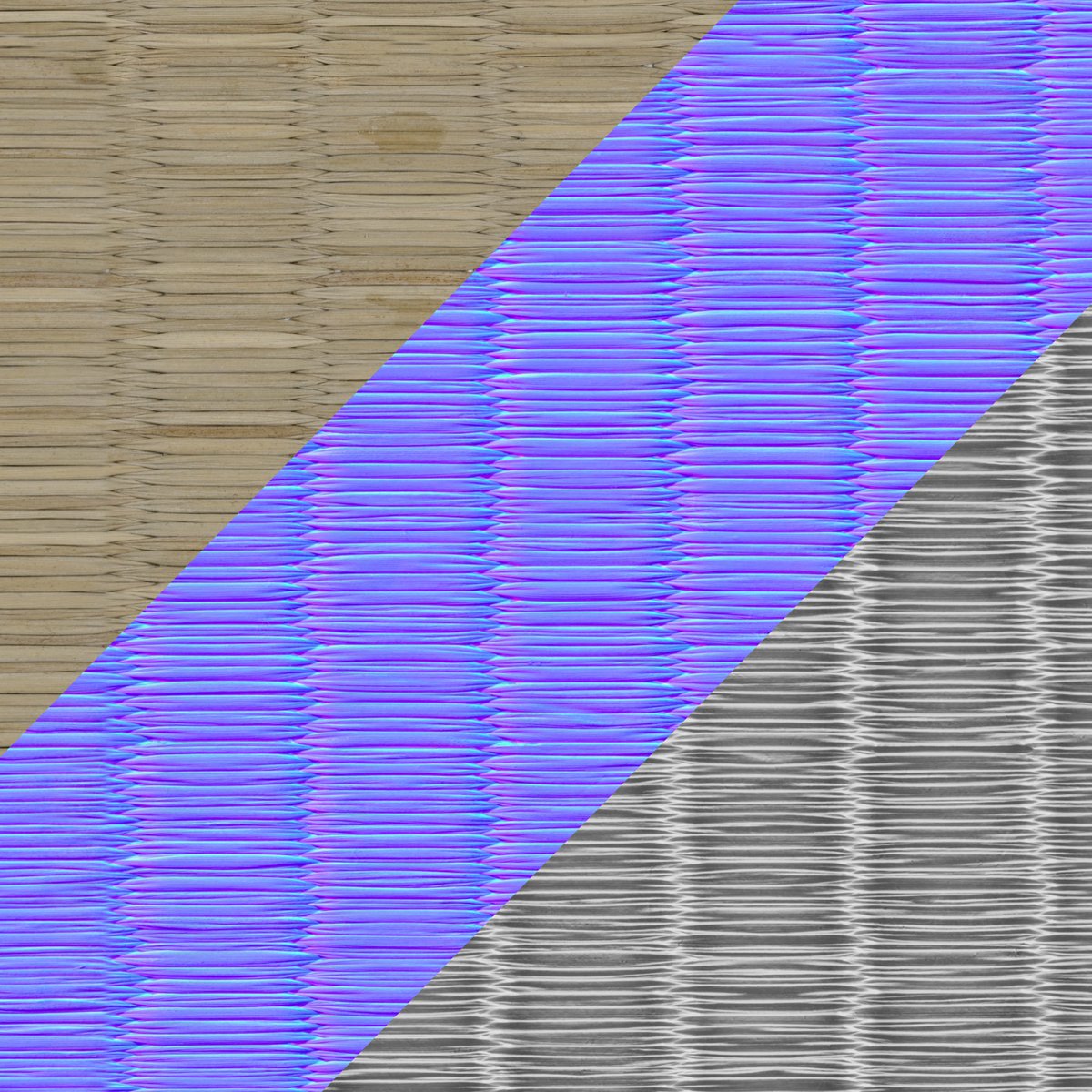 duplicate_3d's tweet photo. 畳マテリアル

どこかの伝統工芸品みたい
samplerだけでいい感じが否めないが実験
このダイソーの畳は何に使うの

#photometricstereo #substancedesigner #toolbag https://t.co/Y6rEgmFnsO