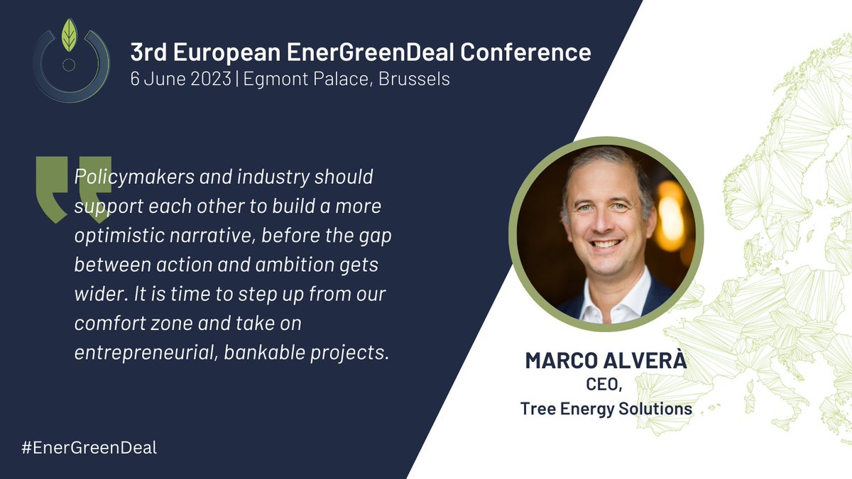 🗣️ Marco Alvera, CEO of <a href="/TES_H2/">TES-H2</a>, has highlighted the importance of having rolling plans to complement long-term #climate targets, and to build solidarity in Europe as a way to protect households from the consequences of the crisis.

#EnerGreenDeal
