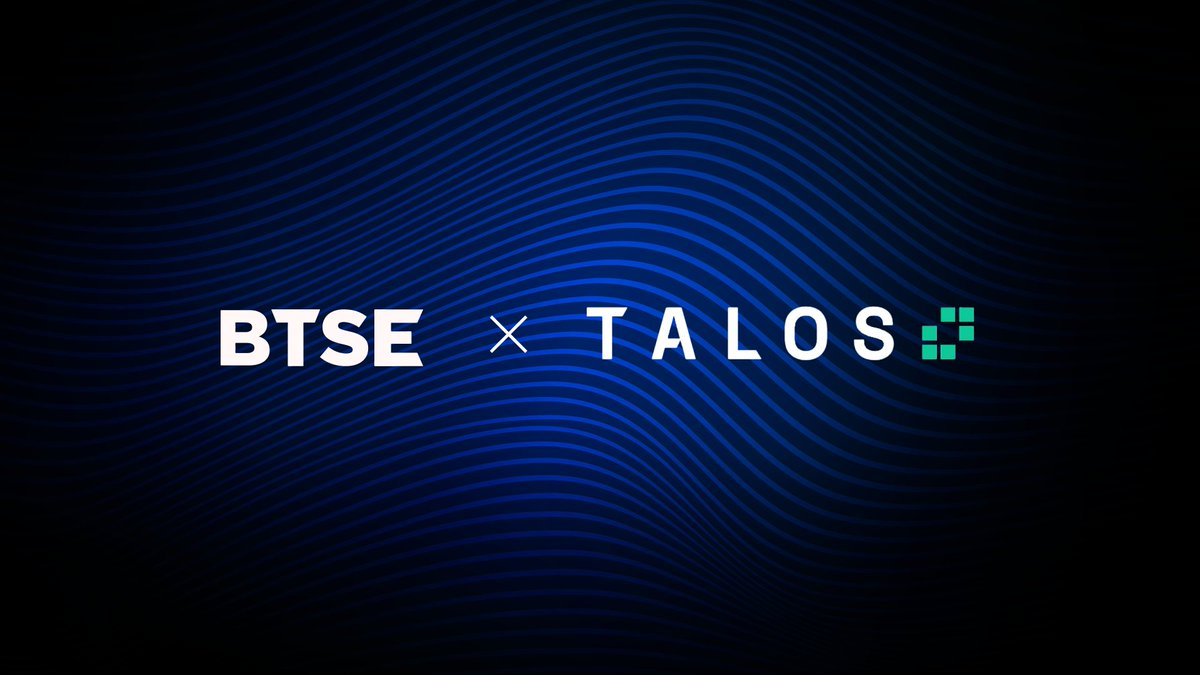 We here at BTSE are thrilled to be officially joining <a href="/talostrading/">Talos</a>'s award-winning provider network platform.

BTSE is thrilled to be officially joining Talos' award-winning platform.

Talos' industry-leading network connects institutional investors to digital assets ecosystems,
