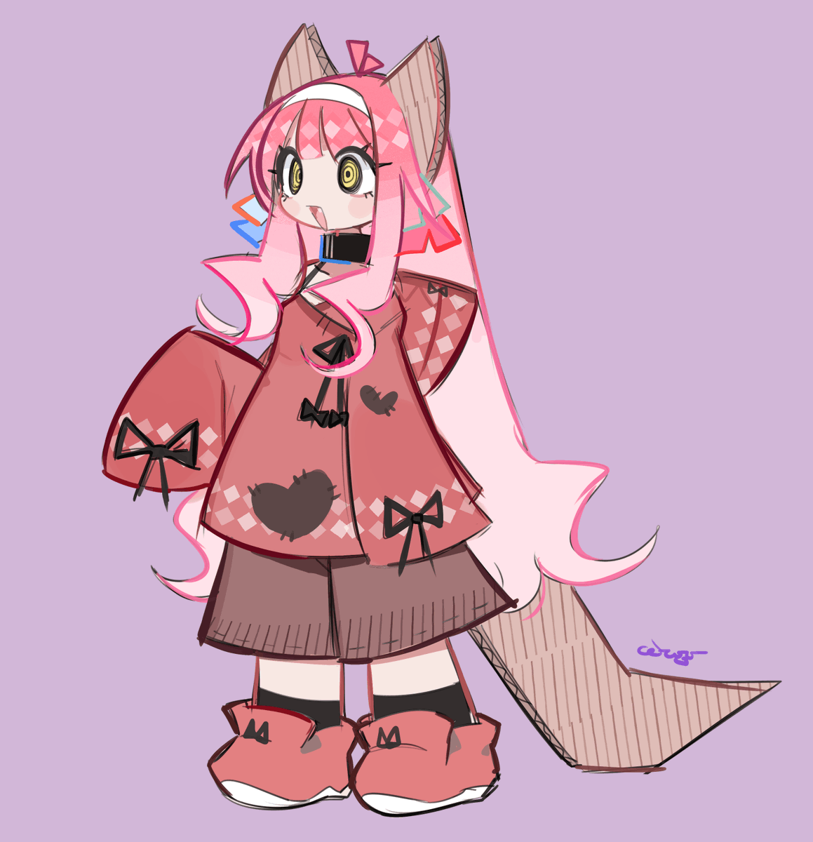 「comfy clothes cardie」|ceroroのイラスト