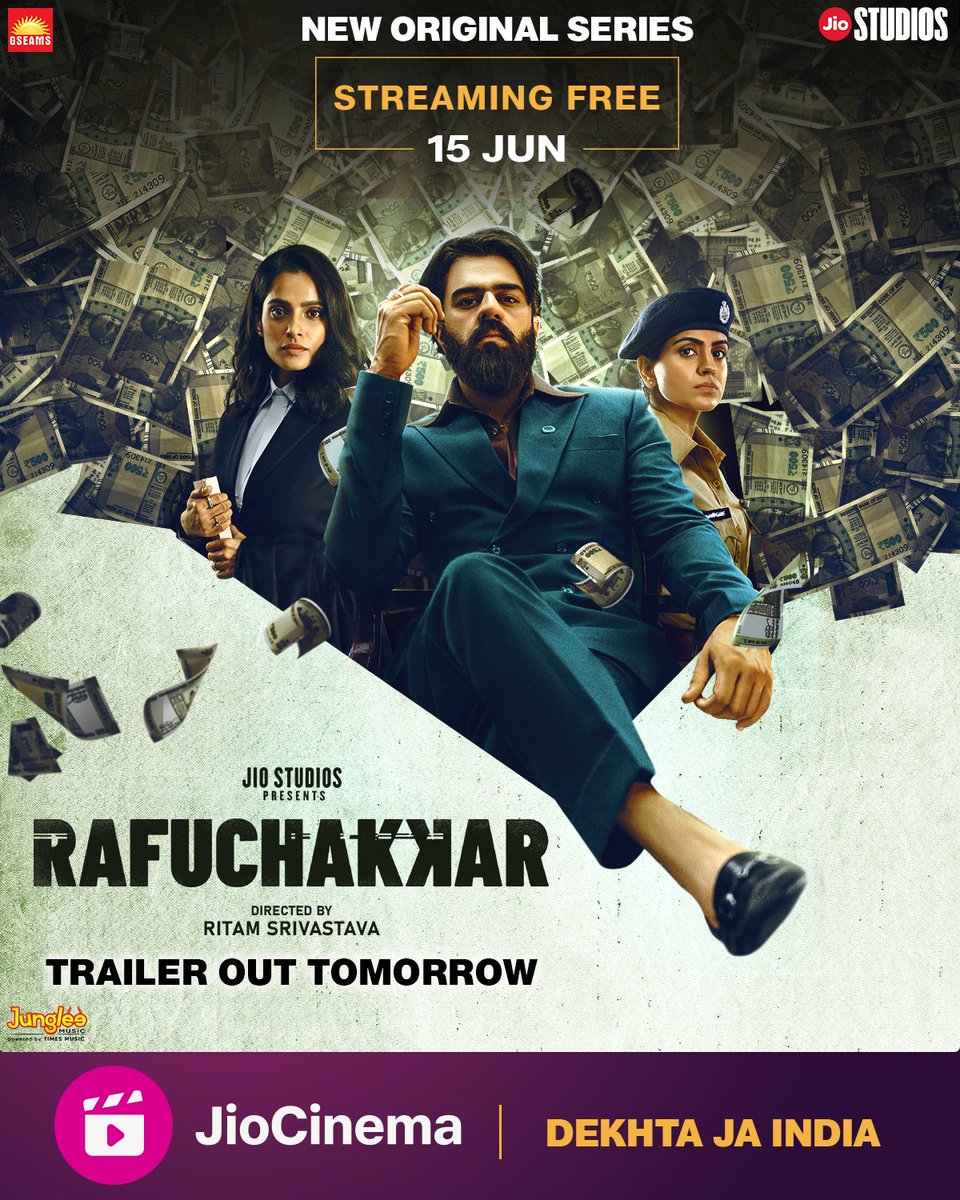 #Rafuchakkar Trailer Out Tomorrow.

#RafuchakkarOnJioCinema From June 15.

#ManishPaul #Ankitalokhande #PriyaBapat #AliAamir #VikramKochhar
#Trupti #AkshaPardasany
#MiteshJethva #bhawsheel #ShushantSingh #AakashDahiya

#FilmyKhabariya