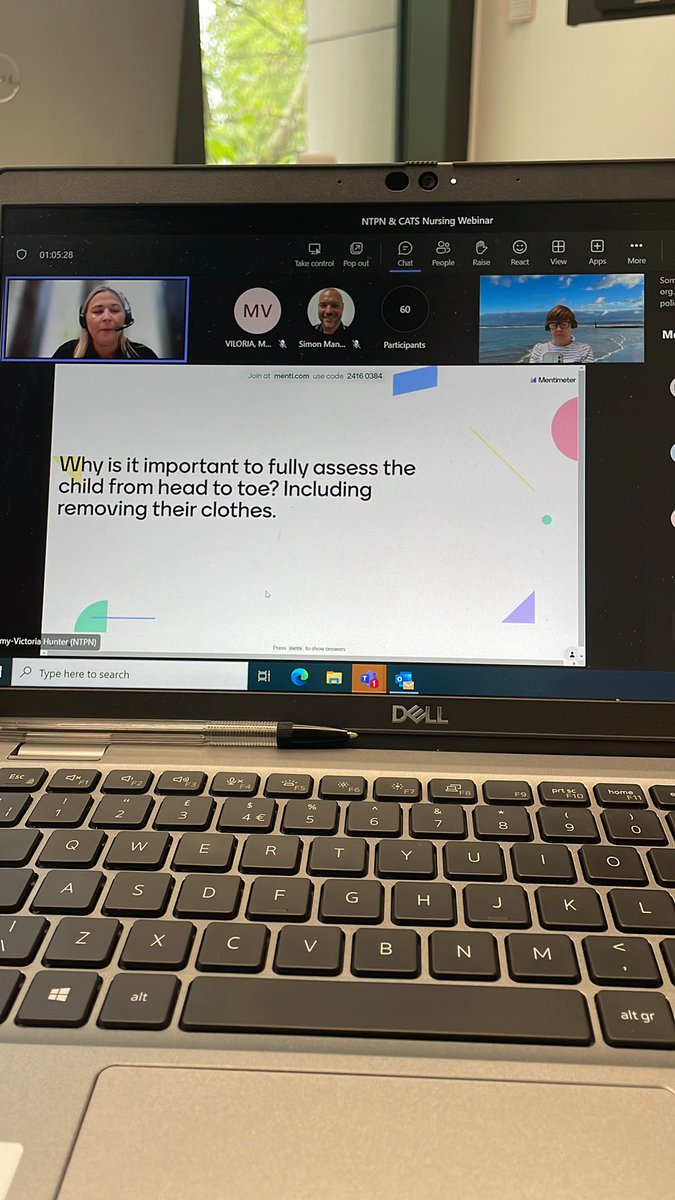 60 people so far on the webinar- and really good interactions and comments in the chat