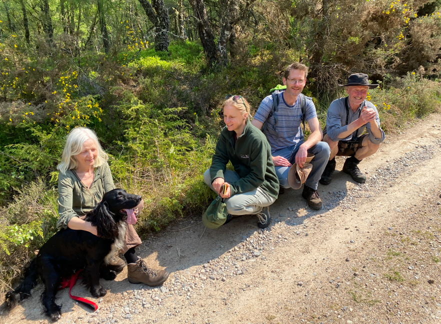 ScotlandBds's tweet photo. We are very pleased to be working with @highlandsrewild at #Buloit to help their rare #dragonflies - they have 14 species!!! We visited on a beautiful day last week where we met staff &amp; #volunteers &amp; visited Odonata habitat which is drying out. #ClimateEmergency #Rewilding #Peat https://t.co/967tZcSqGl