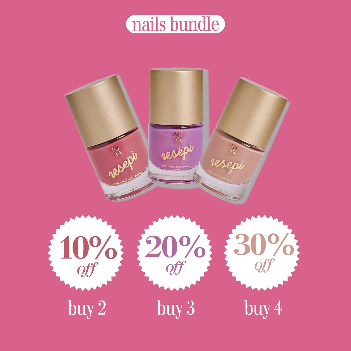 nitacosmetics's tweet photo. A special treat from us to you! Enjoy sweet 6.6 deals today on https://t.co/ncOWeOpBy9 π
#nitacosmetics #nitaforallwanita #pemadam2in1 #puffpen #albumblusher #pemadam2in1 #warungmatteliquidlipstick https://t.co/Oph7Quh6eW