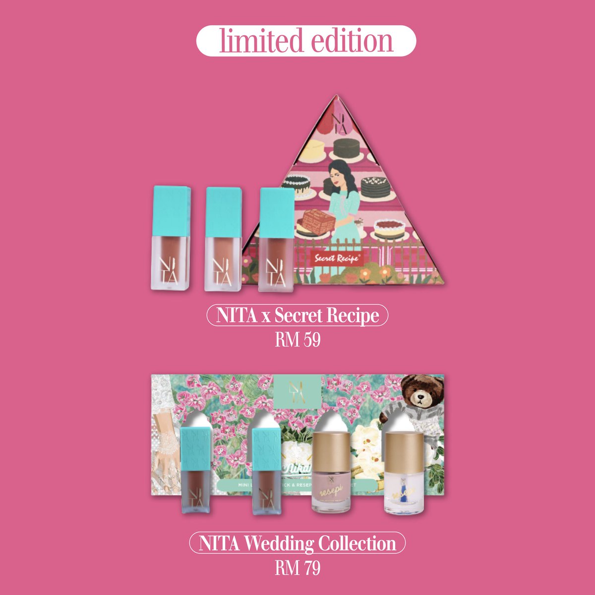 nitacosmetics's tweet photo. A special treat from us to you! Enjoy sweet 6.6 deals today on https://t.co/ncOWeOpBy9 π
#nitacosmetics #nitaforallwanita #pemadam2in1 #puffpen #albumblusher #pemadam2in1 #warungmatteliquidlipstick https://t.co/Oph7Quh6eW
