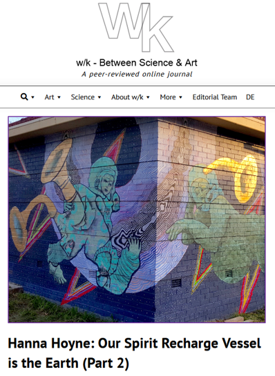 New article on *Street Art, Science &amp; Engagement* in <a href="/wkScienceandArt/">w/k- Between Science & Art</a>🤩: Canberra artist Dr Hanna Hoyne explores the power of street art to tap into, and stir up, our environmental consciousness! between-science-and-art.com/hanna-hoyne-pa… #StreetArt #scicomm #PopCulture <a href="/ANU_CPAS/">Centre for the Public Awareness of Science</a> <a href="/ourANU/">ourANU</a> #CBRarts