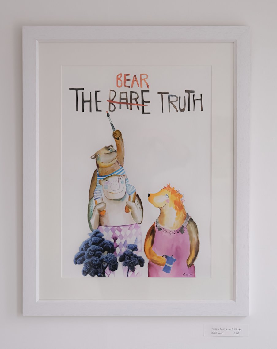 GuernseyLitFest's tweet photo. This year, Šárka Lee held an exhibition at the Gate House Gallery to view the original illustrations from her books The Bare Truth about Goldilocks and The Kingdom of Deep Sleep.
📸 @PaulWChambers70
#NotJustABookThing #GsyLitFest https://t.co/RKHVTy9BQt